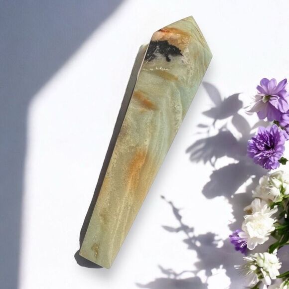Caribbean Calcite Crystal‎ Meditation Wand (5) - Picture 1 of 11